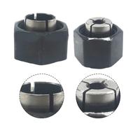 WheatThrive Pinza de enrutador, portabrocas de enrutador, 12,7 mm, 6,35 mm, acero, paquete de 2, para DeWalt DW621 DW618 DW621K DW6214