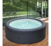 Whirlpool inflable MSpa Rimba, para 8 personas, piscina interior/exterior, con calefacción, diámetro 224 cm, altura 70 cm