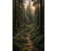 Whispers of the Forest Journal: A Rustic Woodland Notebook Inspired by Cozy Cabins, Pine Forests, and Peaceful Nature