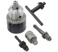 Whisverse Convertidor de mandril de taladro de 3-16 mm de 1/2 pulgadas - 20UNF adaptador de cambio rápido SDS-Plus 1/4 pulgadas hexagonal de 1/2 pulgadas