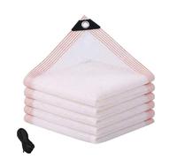 White Sail - Toldo de tela resistente al viento con 75% de protección UV y ojales para jardín y cubierta de plantas, disponible en tamaños de 2 a 7 m (4,5 x 12 m) - Solución de sombra para exteriores