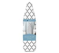 Whitmor Funda y almohadilla para tabla de planchar de lujo (tabla de planchar no incluida) - Gris medallón