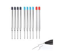 WHYCNJL 10 Piezas Recambios para Bolígrafos, Recargas de Tinta Recambio Para Bolígrafo de Punta Fina Compatibles con Parker Universales para Escritura Suave y Precisa en Oficina Hogar y Escuela