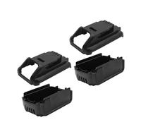WHYICHG 3 piezas de carcasa inferior compatible con DeWalt batería de repuesto de tapa de batería de plástico, batería de 5 Ah DCB203, DCB204, DCB205, 3.0Ah- 6.0Ah 10 celdas 18650