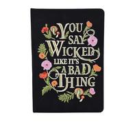 Insight Editions Cuaderno Wicked bordado