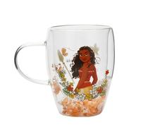 Widdop and co disney moana - taza de cristal de doble pared con diseñ