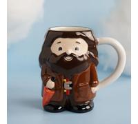 Widdop and Co Harry Potter Back to Hogwarts - Taza 3D, diseño de Hagrid | Taza de personaje 3D con batas esculpidas, barba y paraguas, ideal para bebidas calientes en casa o en la oficina