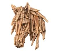 Widdop and Co - Naturecraft Driftwood Collection - Cabeza de caballo con efecto de madera