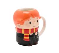 Widdop and Co Taza Harry Potter Regreso a Hogwarts 3D - Ron | Taza de cerámica coleccionable de 220 ml para té y café mago, producto oficial