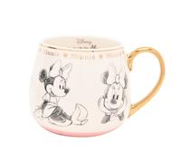 WIDDOP & CO Taza Minnie Disney Porcelana China Dorada