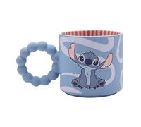 WIDDOP & CO Taza Stitch Disney Cerámica Azul Regalo Caja