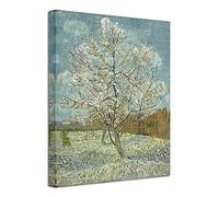 Wieco Art - Cuadro El Melocotonero de Van Gogh, reproducción de famosos pinturas al óleo, galería moderna, sobre lienzo, para la decoración del hogar