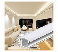 WIGING Perfil En U para LED Canal De Aluminio con Difusor Moldura Cuadrada