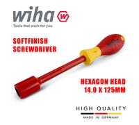 Wiha 00865 Destornillador Hex VDE Electricista SoftFinish 14mm 1000V