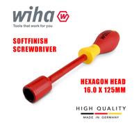 Wiha 00867 Destornillador Hexagonal 1000v VDE Electricista 16mm Softfinish Grip