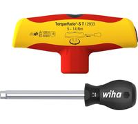 Wiha 2933 TorqueVario-S T, destornillador eléctrico de 5-14 Nm