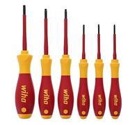 Wiha 32590 - Juego de destornilladores Torx con mango SoftFinish, 1000 voltios, 6 piezas