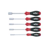 Wiha Juego de destornilladores SoftFinish® con llave de vaso hexagonal – 5 unid. (01034)