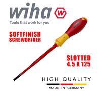 Wiha 35501 Ranurado Destornillador Slimfix Juego Plano 4.5mm Cabeza 1000v VDE