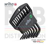 Wiha 36462 L-KEY Manipulación Prueba Torx Negro Set Con Soporte 8pc