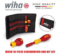 Wiha 41231 Kit Destornilladores VDE SlimBit Phillips Ranurado 19 Piezas 1000V
