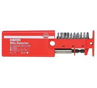 Wiha 79243 Selector de puntas Phillips y Torx ranuradas con soporte magnético de 1/4 pulgadas
