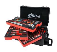 Wiha 92100 - Kit premium de 194 piezas en caja de herramientas rodante