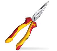 Wiha Alicates de boca semi-redonda Professional Electric – filo de corte, forma recta 200 mm