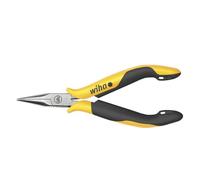Wiha Alicates de boca semi-redonda Professional ESD con forma recta 145 mm, 5 3/4" (27905)
