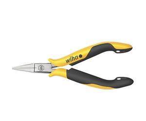 Wiha Alicates planos Professional ESD con mordazas planas cortas 120 mm, 4 3/4" (26806)