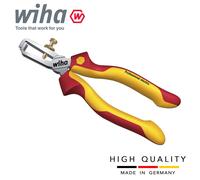 Wiha Tenazas Eléctricas VDE Amarillas 20 cm Alicates Pelacables Cortadores
