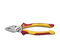 Wiha Alicates universales de fuerza Industrial electric con DynamicJoint® y OptiGrip en blíster 225 mm, 9" (35465)