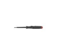 Wiha Comprobador de tensión de 150-250 voltios ranurado, negro, con clip de conexión, en blíster 3.0 mm (31771)
