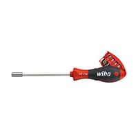 Wiha Destornillador con cargador magnético ranurado, Phillips con 8 bits, de 1/4" (32903)