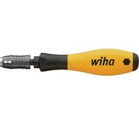 Wiha Destornillador con portabits SoftFinish® ESD, con bloqueo mecánico de 1/4" 38 mm (32161)