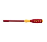 Wiha Destornillador de tuerca aislado 32261, 1000 voltios, 7/32 x 125 mm, (caja de 10)