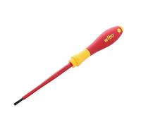 Wiha Destornillador ranurado aislado SoftFinish 32015 de 3,5 mm x 100 mm