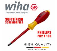 Wiha Electricista Destornilladores VDE Ranurado PH1 PH2 Philips PZ1 PZ2 Pozi Hex