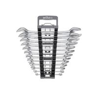WIHA Juego 12 pcs llaves fijas. De 6 x 7mm a 30 x 32mm