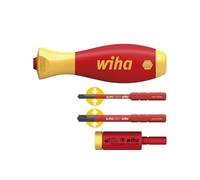 Wiha Juego de adaptadores de par de apriete easyTorque electric 2,8 Nm soporte slimVario® 4 unid.
