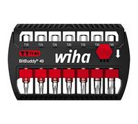 Wiha Juego de bits BitBuddy®, bits en TY de 49 mm TORX®, de 8 unid. de 1/4" E6,3 (42115)