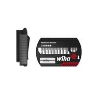 Wiha Juego de bits FlipSelector Standard de 25 mm en surtido, de 15 unid., de 1/4" C6,3, con clip para el cinturón (39083)