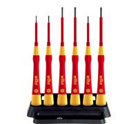 Wiha - Juego de destornilladores de precisión PicoFinish® electric 6 pzas plano y Phillips 1000 V