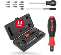 Wiha Juego de destornilladores dinamométricos TorqueVario®-S 0,8-5,0 Nm TORX®, TORX PLUS®, de 14 unid., con limitación del par de apriete de ajuste variable de incl. caja (34614)