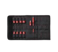 Wiha Juego De Insertos De Llave De Vaso De 1/4" Torquevario®-s Electric En Surtido, De 11 Unid., In daptadores Y Bolsa Plegable (43466)