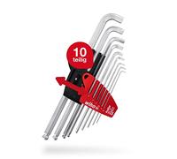 Wiha Juego de llaves Allen en soporte ProStar 369T 9 piezas cromadas Stubby