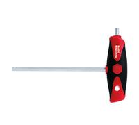 Wiha Llave Allen con mango corredizo Comfort grip hexagonal MagicRing® con acoplamiento lateral, en cromado mate 8 mm (26139)