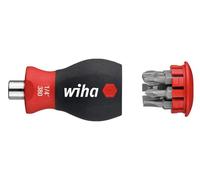 Wiha Magnético Softfinish Stubby Screwdriver con Poco Revista (Sl , Ph ) WHA3373