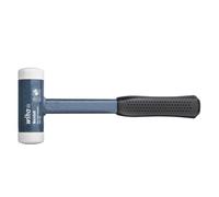 Wiha Martillo de cara blanda sin contragolpe, muy duro con tubo de acero, cabezal redondo 60, 375 mm (39022)