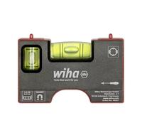 Wiha mini nivel de burbuja pocket i 10 cm con imán i herramienta elec
